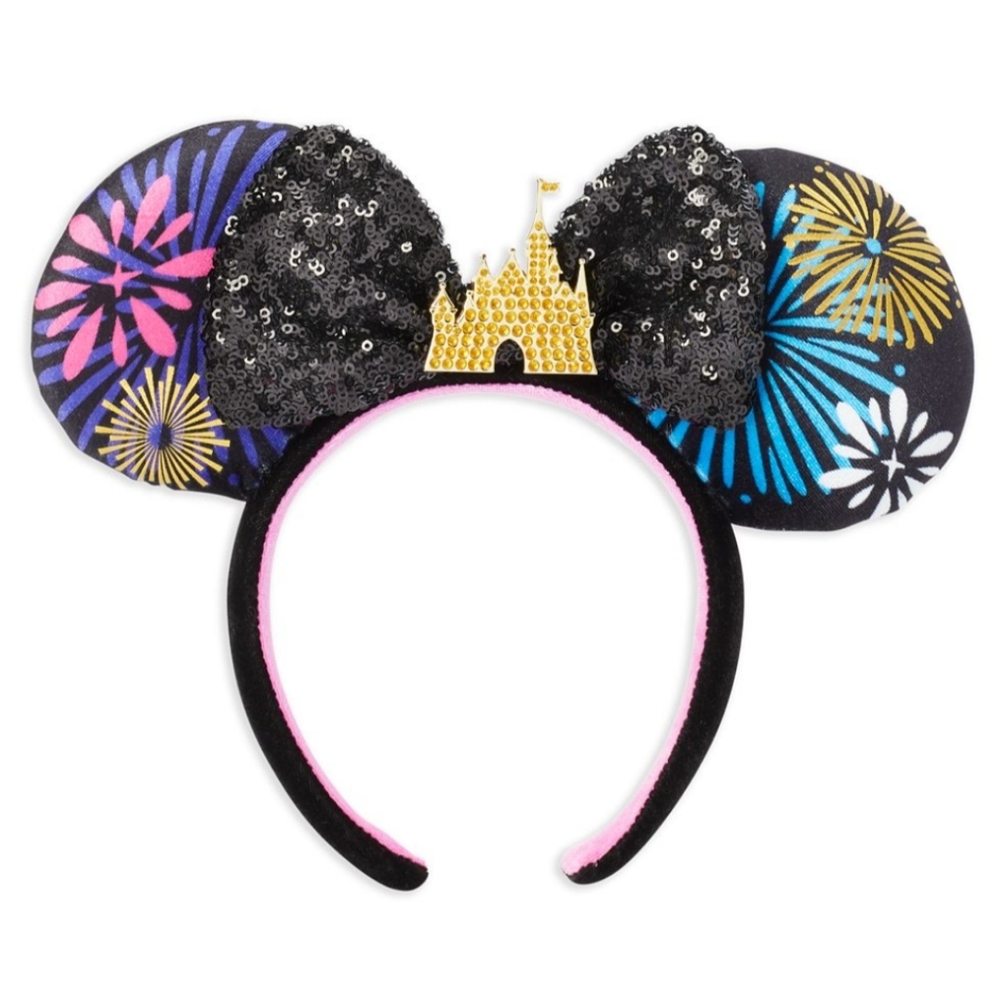 Disney Minnie Mouse Main Attraction Nighttime Fireworks Ears